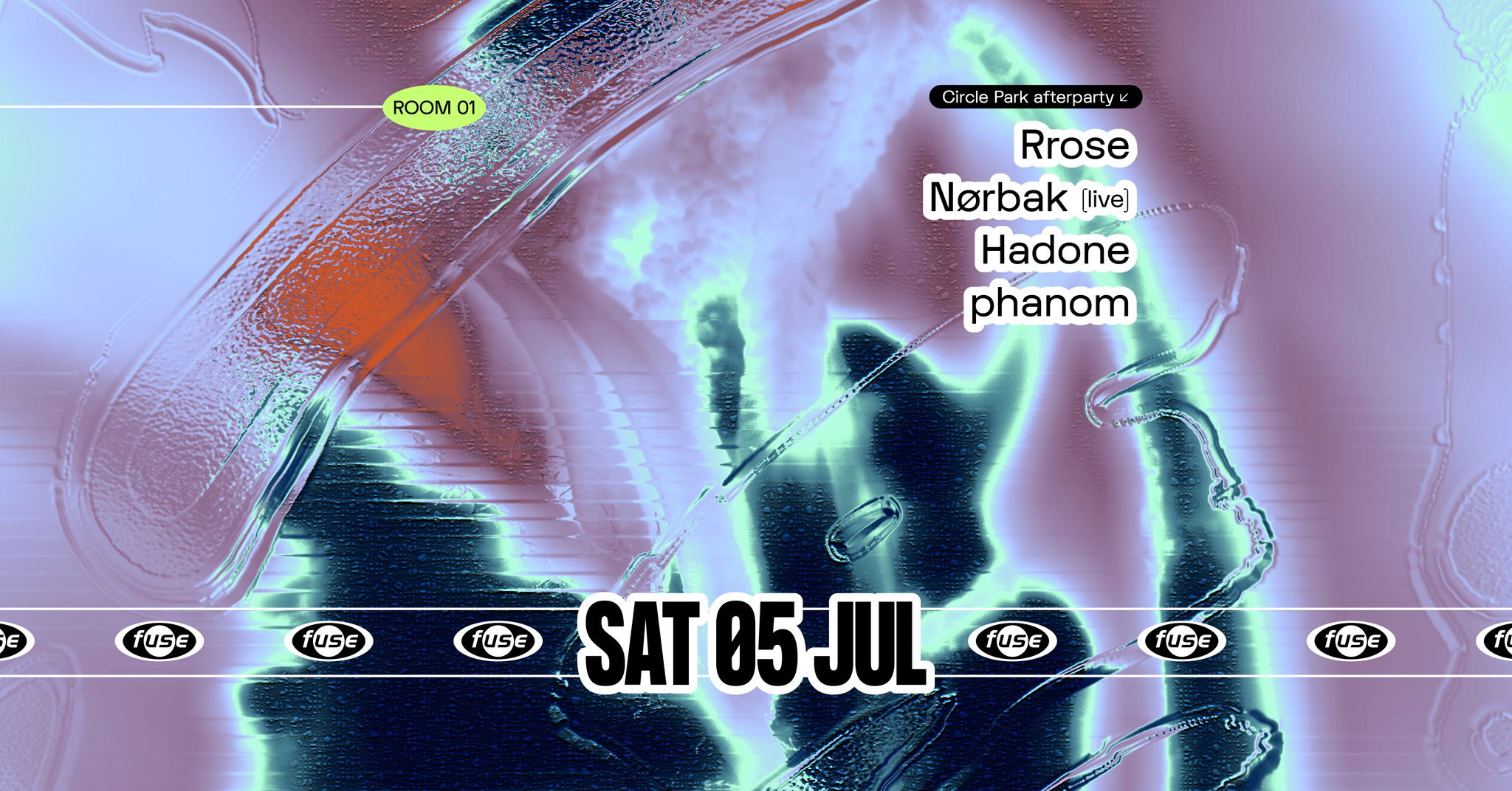 Promo van Fuse presents: Circle Park afterparty w/ Rrose &amp; Nørbak, in opdracht van Fuse