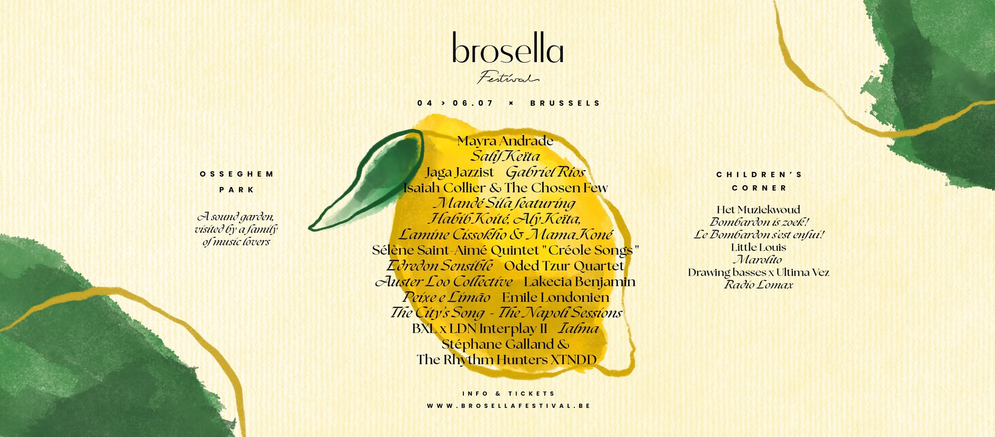 Promo van Brosella Festival 2025, in opdracht van Brosella