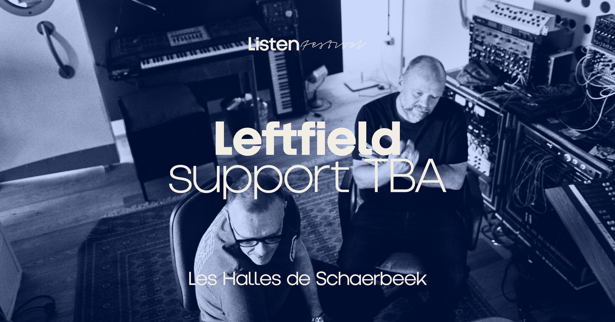 Promo van Listen x Leftfield x Les Halles De Schaerbeek, in opdracht van Listen Festival en Les Halles de Schaerbeek