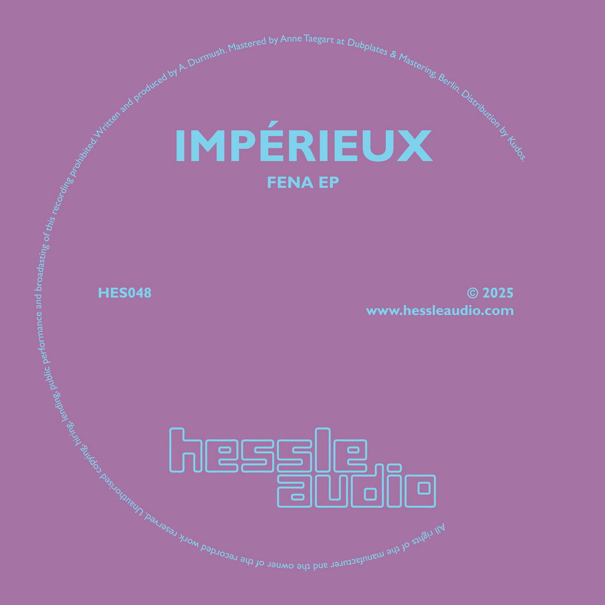 Artwork van Fena EP, in opdracht van Impérieux