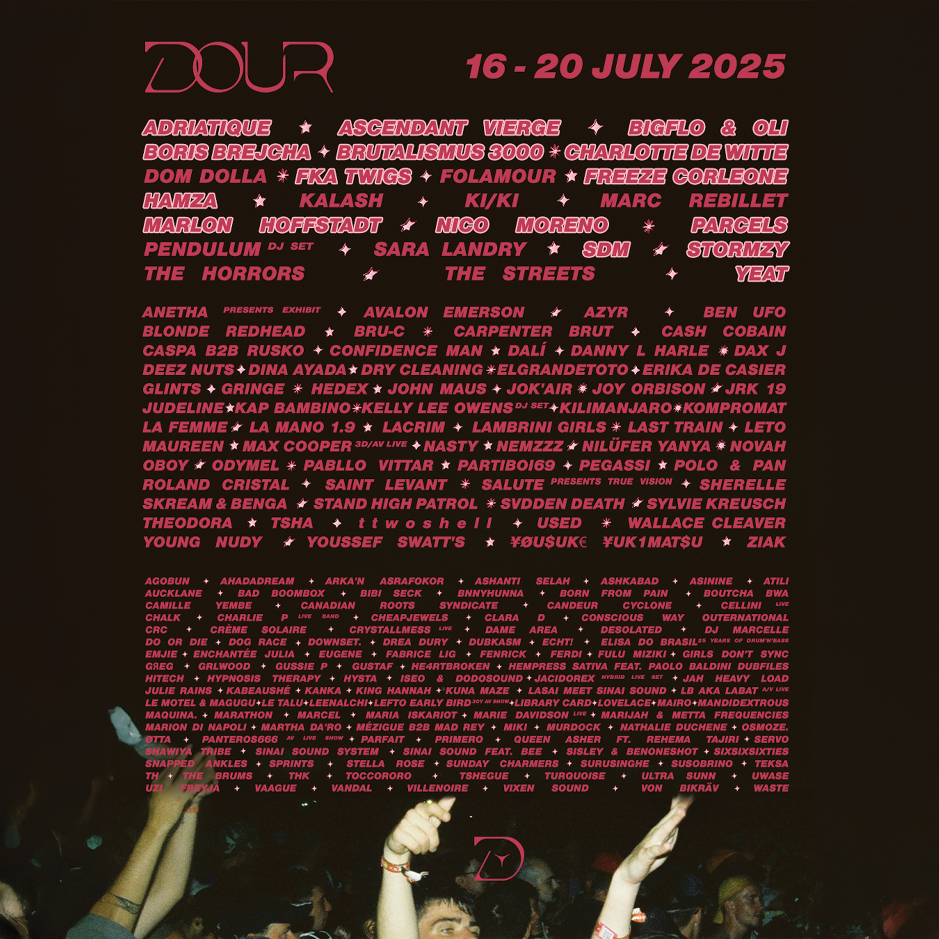 Promo van Dour Festival 2025, in opdracht van Dour