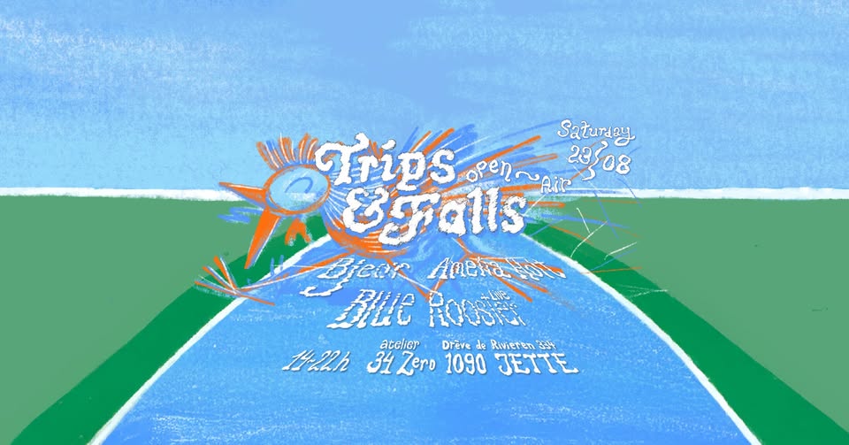 Promo van Trips &amp; Falls Open Air • Atelier 34zero, in opdracht van Trips &amp; Falls