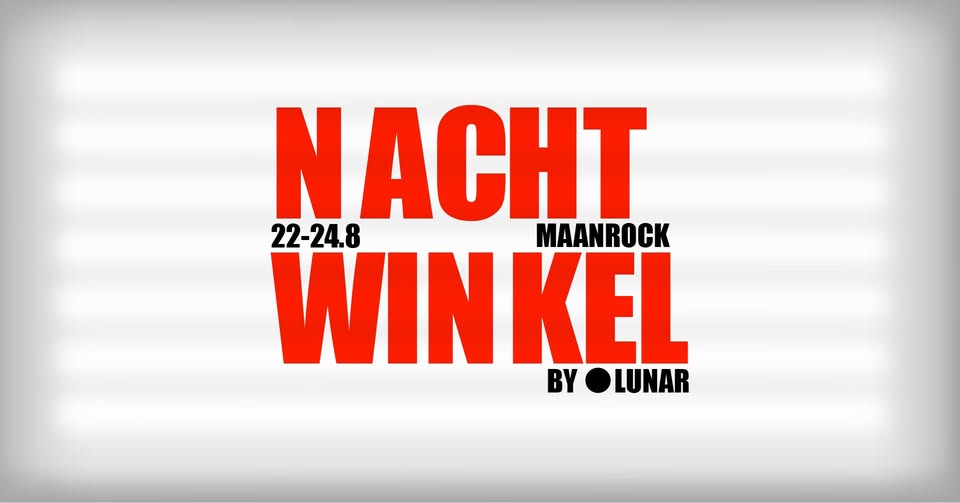 Promo van De Nachtwinkel 2025, in opdracht van LUNAR, Safehouse en Club Tendens