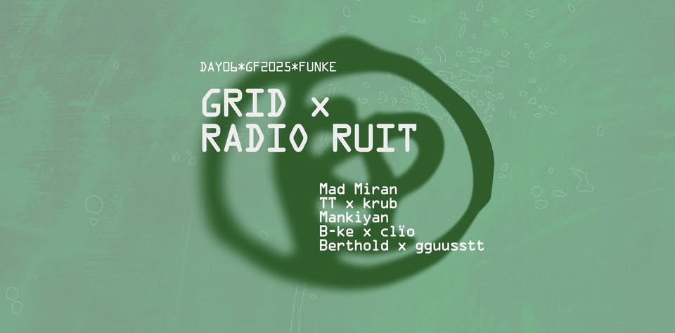 Promo van GF25*DAY06: Radio Ruit x Grid, in opdracht van Funke, Grid en Radio Ruit