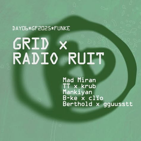 Promo van GF25*DAY06: Radio Ruit x Grid, in opdracht van Funke, Grid en Radio Ruit