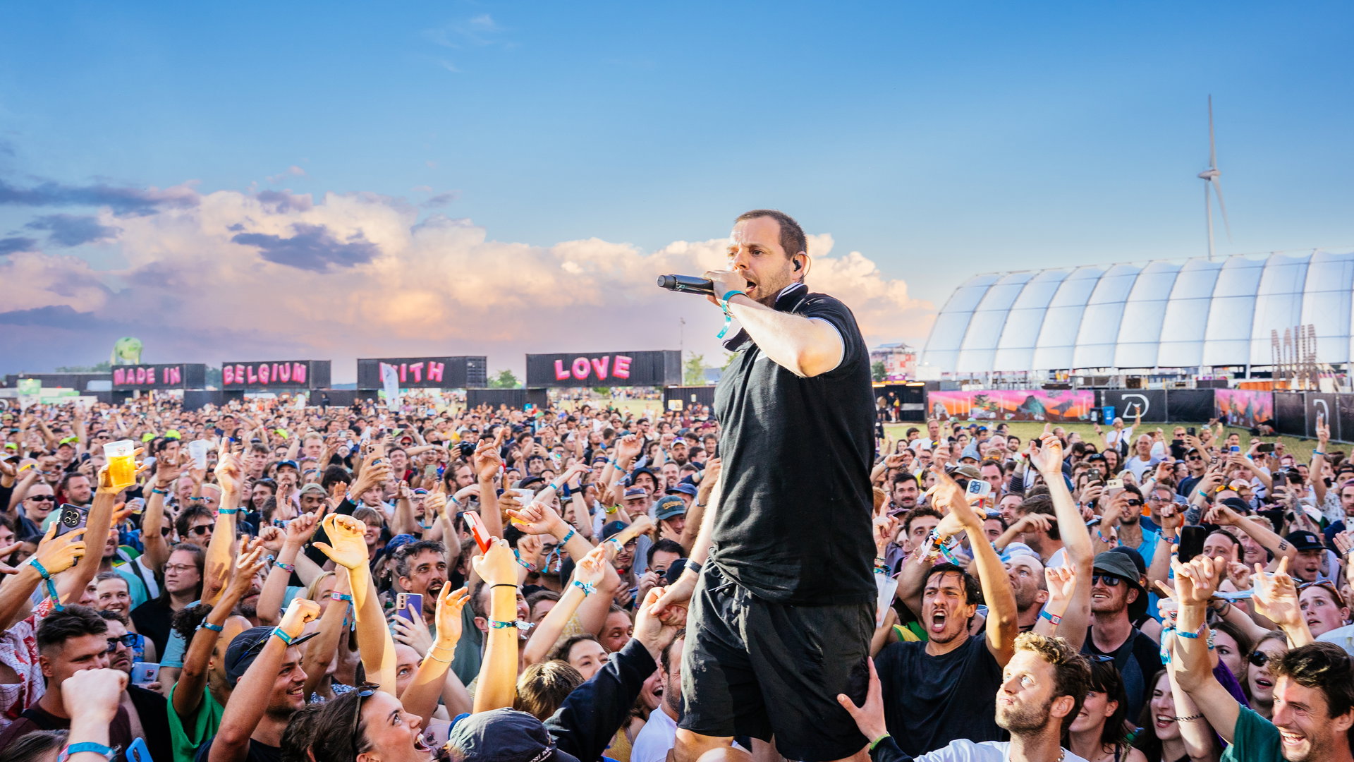The Streets en Dour Festival 2025, gemaakt door Lucas Verbeke, in opdracht van Dour