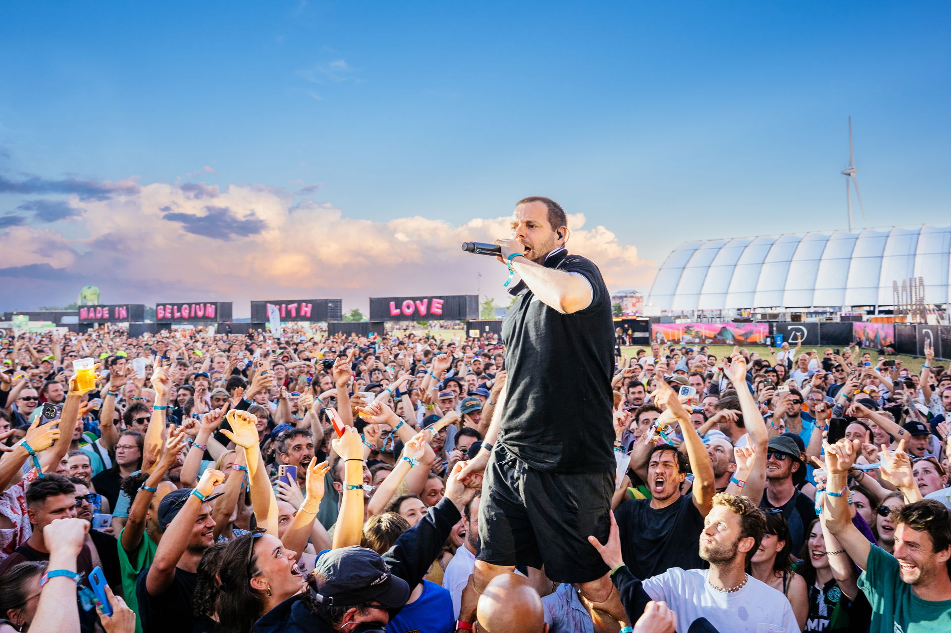 The Streets en Dour Festival 2025, gemaakt door Lucas Verbeke, in opdracht van Dour