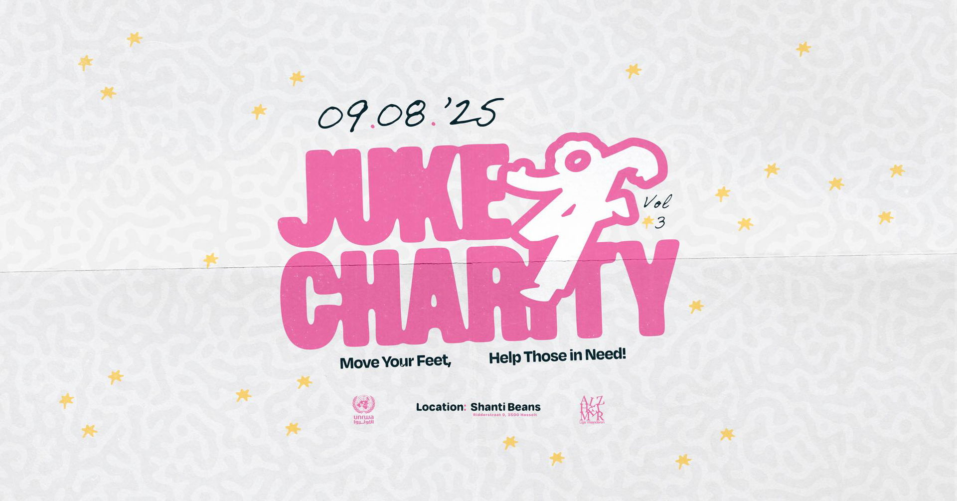 Artwork van Juke For Charity l Daytime party at Shanti Beans, gemaakt door Juke for Charity