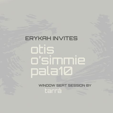 Promo van FUNKE_Erykah invites otis, O&#039;SIMMIE Pala10, in opdracht van Funke