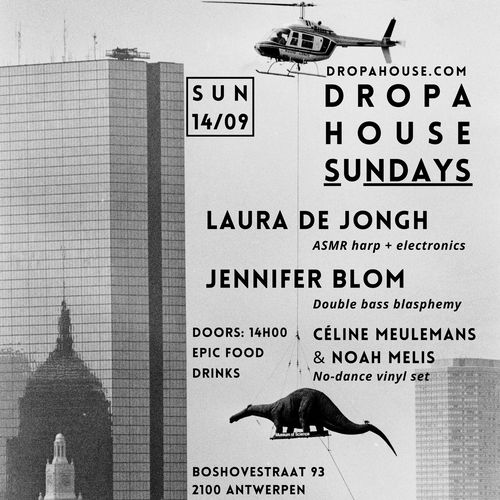 Promo van Dropa House Sundays Invites Klankhaven: LAURA DE JONGH // JENNIFER BLOM // CÉLINE + NOAH, in opdracht van Klankhaven en Diego Faes