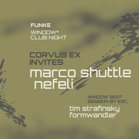 Promo van FUNKE_Corvus Ex invites Marco Shuttle, Nefeli, in opdracht van Funke