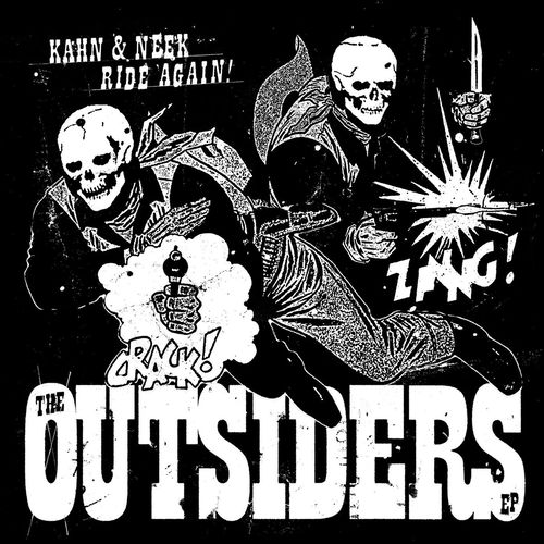 Artwork van The Outsiders EP, in opdracht van Kahn &amp; Neek