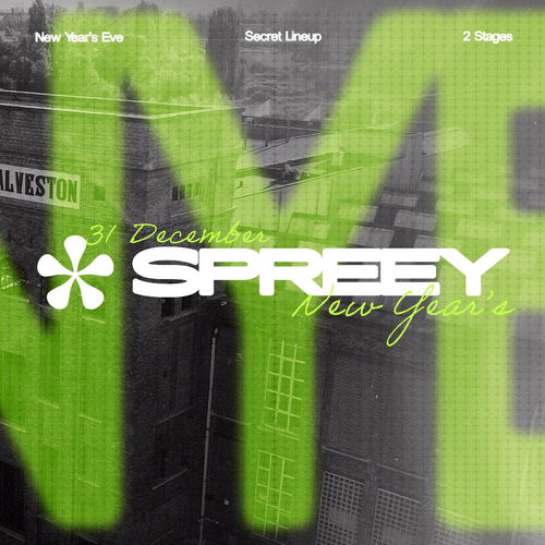 Promo van SPREEY NYE &#039;25 at Cotonnière Galveston, Ghent ✱ 2 Rooms, in opdracht van Spreey