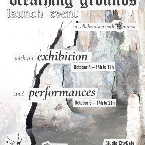 Logo van breathing grounds Launch Event, gemaakt door Lucia Femia