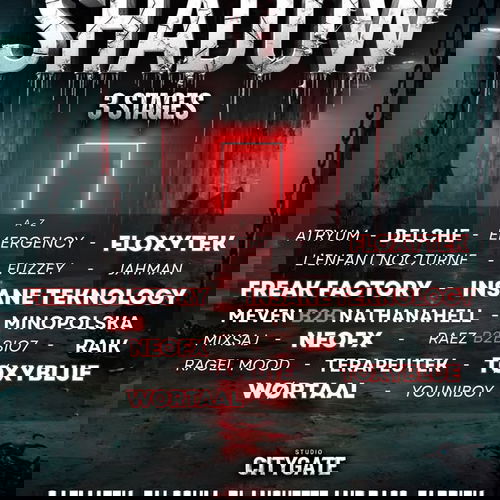 Promo van Shadow Halloween 2025 - Citygate 3 stages, in opdracht van Gazmatek System en La Fabriek