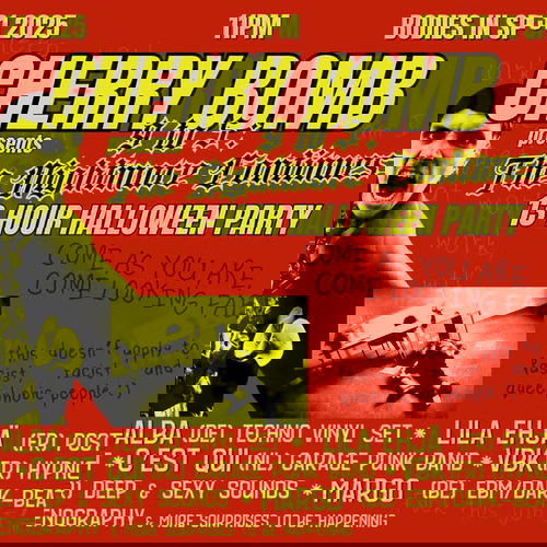 Promo van CHERRY BOMB presents &quot;9 to 5: The Nightmare Continues&quot; 13-HOUR HALLOWEEN, in opdracht van Cherry Bomb, Bodies In Space en Lila Ehjä
