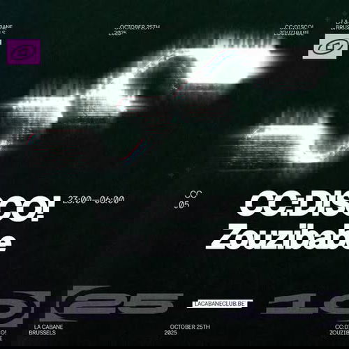 Promo van Club Cabane | CC:DISCO, Zouzibabe, in opdracht van La Cabane