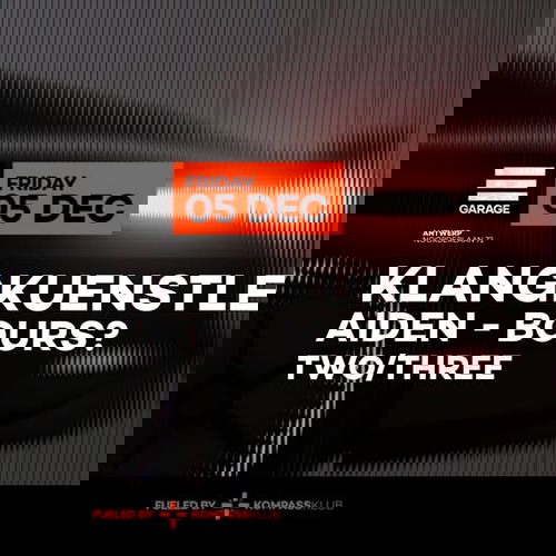 Promo van Klangkuenstler at Garage, in opdracht van Garage Klub