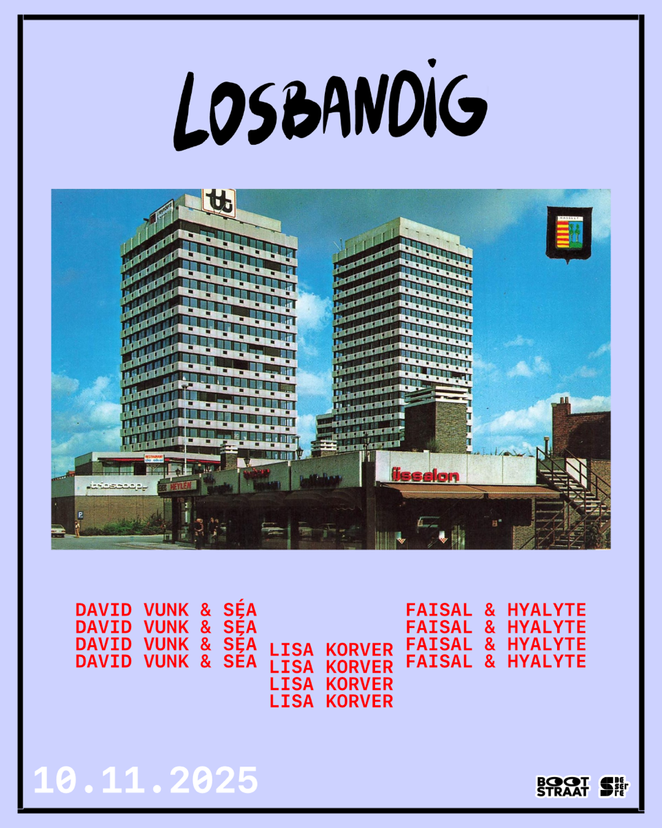 Artwork van Losbandig | David Vunk & séa - Lisa Korver - Faisal & Hyalyte, gemaakt door Losbandig