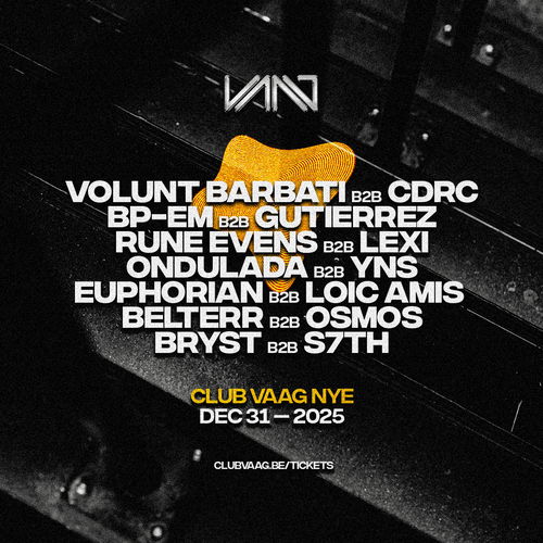 Promo van Club Vaag NYE B2B Rave, in opdracht van Club Vaag