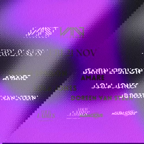 Promo van AUDACIOUS x LOUD LADIES invite DARIN EPSILON - Belgium debut, in opdracht van Darin Epsilon en Audacious