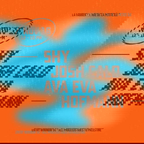 Promo van Synthygate | Fundraising event for Palestine, in opdracht van La Fabriek en 12-12