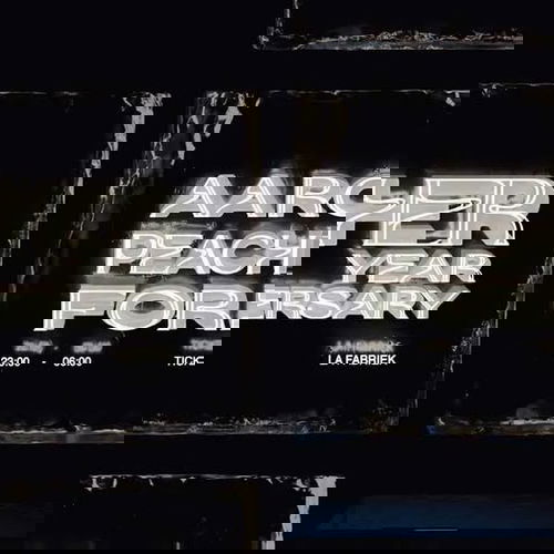 Promo van Æther 1 year anniversary at La Fabriek, in opdracht van La Fabriek