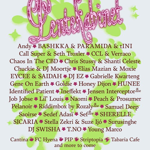 Promo van Lentekabinet 2026, in opdracht van Het Twiske, Dekmantel en Lente Kabinet Festival