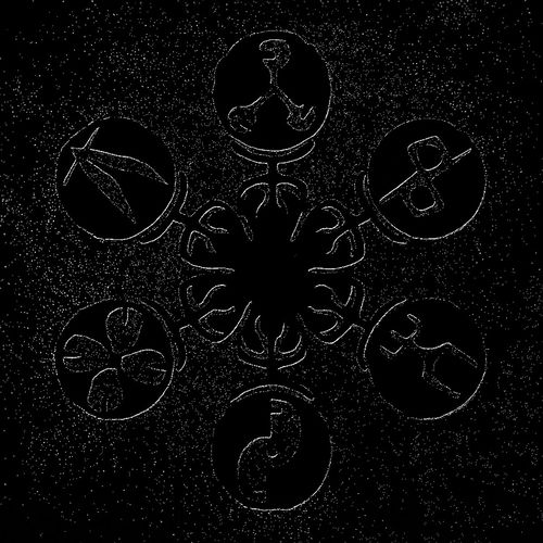 Artwork van NOID004 - Dave N.A. - “Echoes”, in opdracht van Dave N.A.