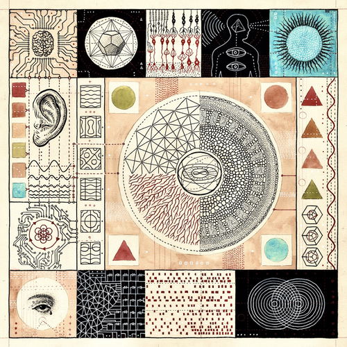 Artwork van 8 Billion Realities, in opdracht van Max Cooper and Rob Clouth