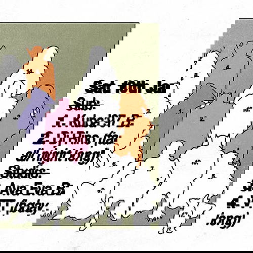 Promo van BLUR with Kuba’97 b2b Dj Rino, VTT b2b Ava Eva, in opdracht van Blur.brussels en UMI
