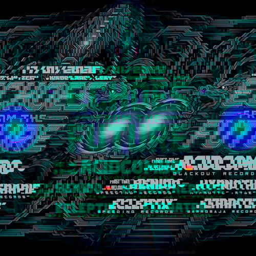 Promo van ECHOES FROM THE FUTURE – 100% HI-TECH @ DE VIERDE ZAAL, in opdracht van Echoes From The Future, Ecleptix en Hypnotherapie