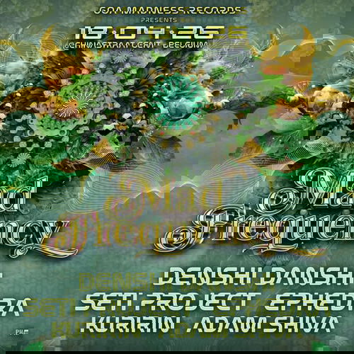 Promo van Goa Madness Records presents: Mad Frequency, in opdracht van Goa Madness Records en Chinastraat