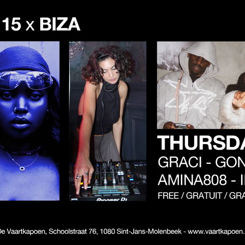 Promo van VKurated 15 X Biza | BRUSSELS | VK - FREE, in opdracht van De Vaartkapoen - VK Concerts