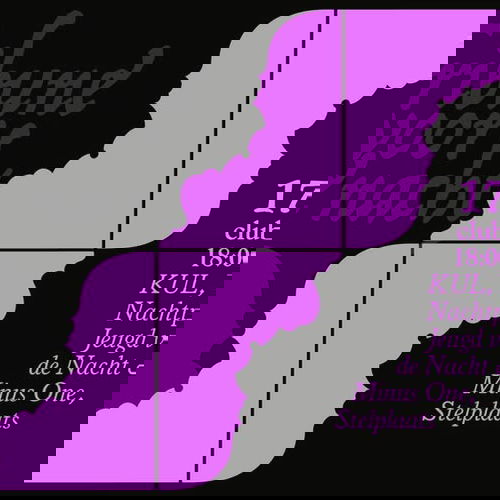 Promo van Tribune voor de nacht / clubTALKS / KUL, VI.BE, Nachtplan, Jeugd vd Nacht, Minus One, Stelplaats, in opdracht van Stelplaats
