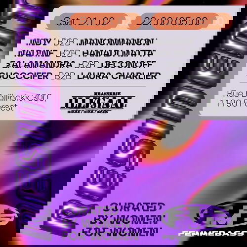 Promo van FEMMEBASS x Brasserie Illegaal, in opdracht van Brasserie iLLeGaaL en FEMME BASS