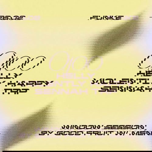 Promo van Ojoo w/ Helly, Violently Happy, Sennah trp + Méni, in opdracht van Funke en Ojoo