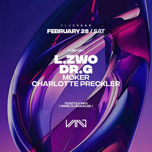 Promo van Club Vaag invites L.ZWO &amp; DR.G, in opdracht van Club Vaag