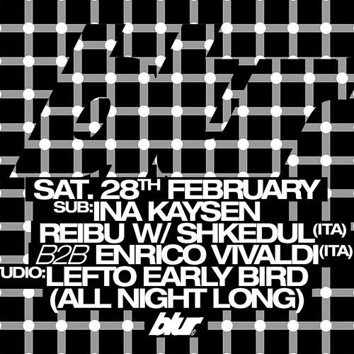 Promo van BLUR with Lefto Early Bird, Reibu, Ina Kaysen, in opdracht van Blur.brussels en UMI