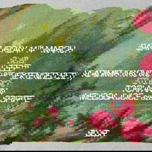 Promo van BLUR with Vladimir Ivkovic, Melissa Juice, Tori Ann, Leef, in opdracht van Blur.brussels en UMI