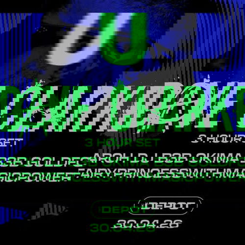 Promo van Utopia presents Dave Clarke / Het Depot, in opdracht van Het Depot en Aroh DJ