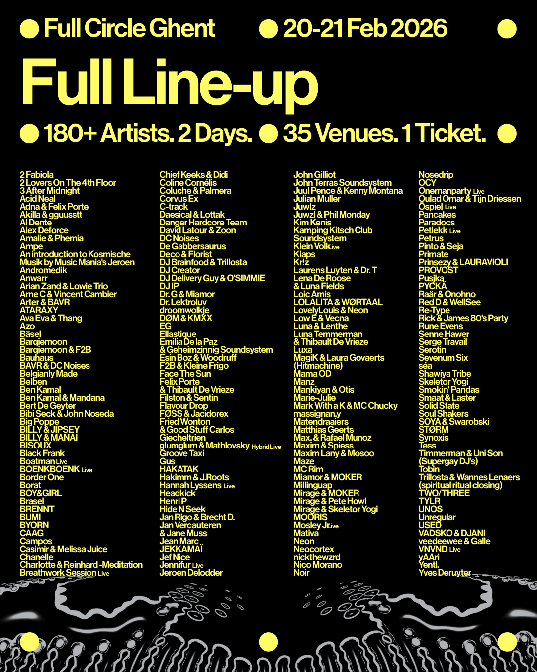 Artwork van Full Circle Ghent 2026, in opdracht van Full Circle