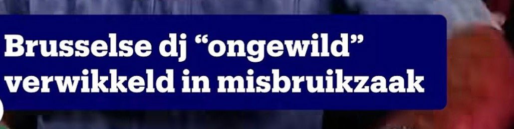 Krantenkop Nieuwsblad