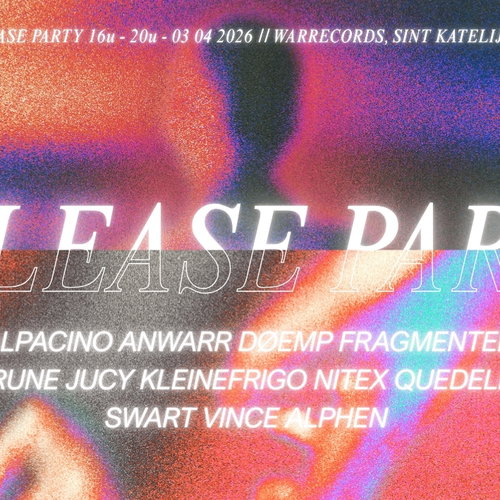 Promo van The Sfeerbeheer Records Locals VA Release party, in opdracht van Warrecords en Sfeerbeheer