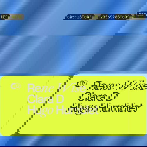 Promo van C12 Nite w/ Rene Wise, Clara D, Hugo Humblet, in opdracht van C12