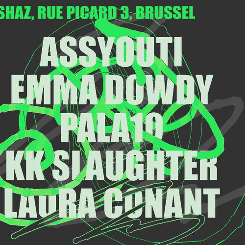 Promo van MONTAGE @ Nashaz w/ Assyouti, Emma Dowdy, Pala10, kk slaughter &amp; Laura Conant, in opdracht van MONTAGE
