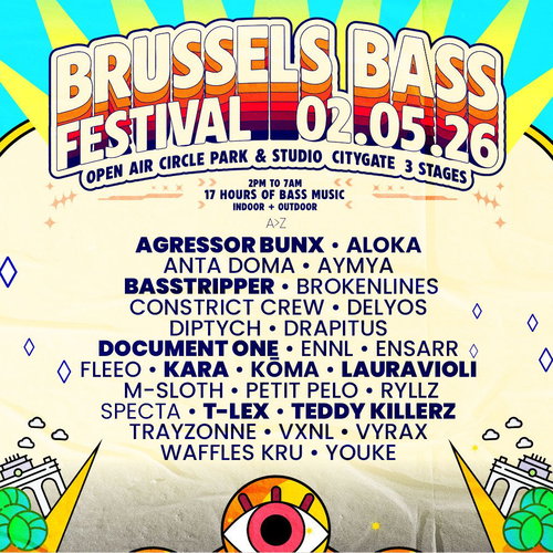 Promo van BRUSSELS BASS FESTIVAL 2026, in opdracht van Circle Park
