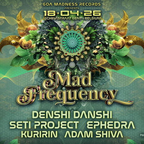 Artwork van Goa Madness Records, gemaakt door goatrance