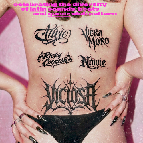 Artwork van CLUB LAAT: Viciosa invites Alírio, Ricky Corazón, Vera Moro &amp; NOWIE · Club Wintercircus, in opdracht van Viciosa