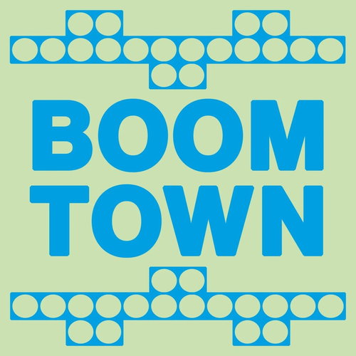 Logo van BOOMTOWN 2026, in opdracht van BOOMTOWN
